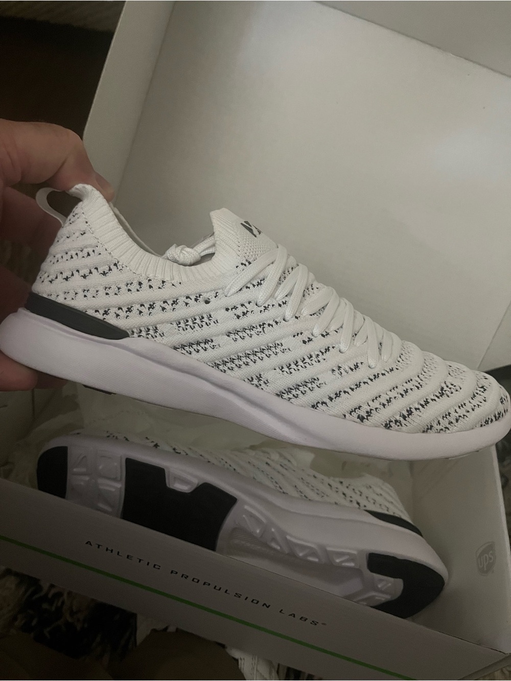 APL Women's Techloom Wave Athletic Shoes - White/Black - Picture 2 of 3